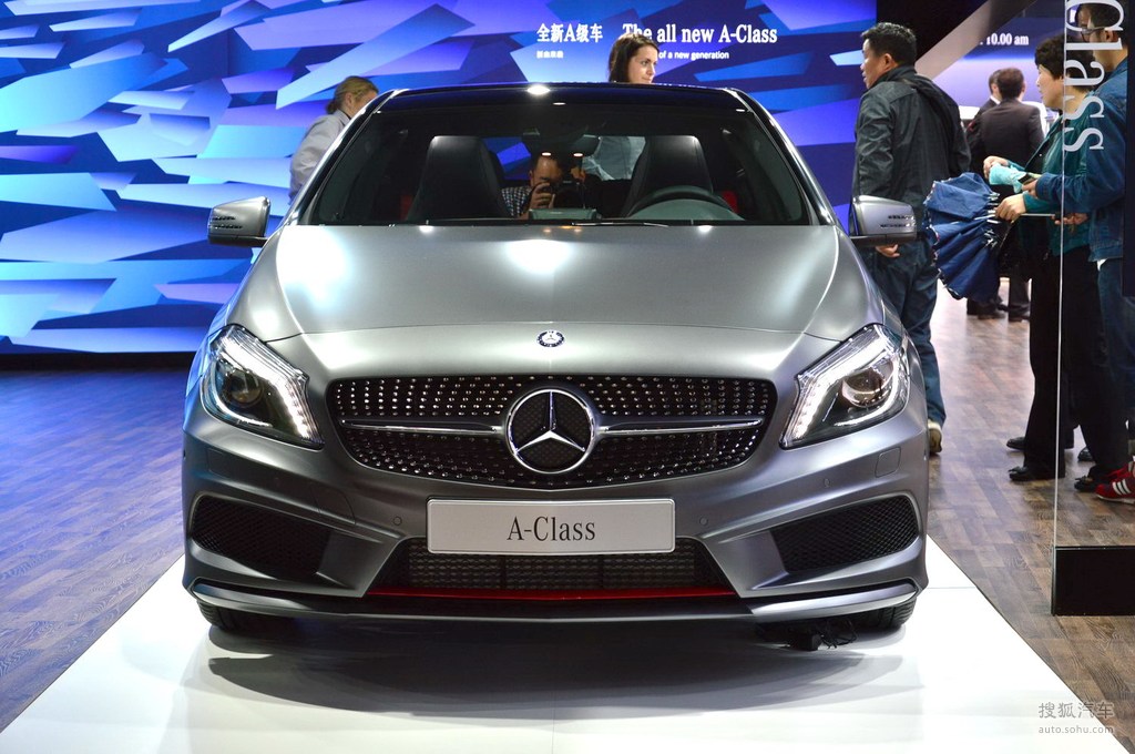 奔驰全新a级上海车展实拍