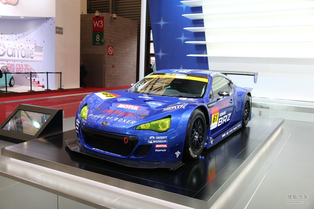 斯巴鲁brzgt300赛车上海车展实拍