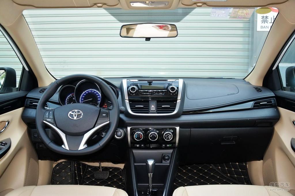 【 丰田yaris l 致享高清图片】_黑色/米色_内饰_搜狐汽车网