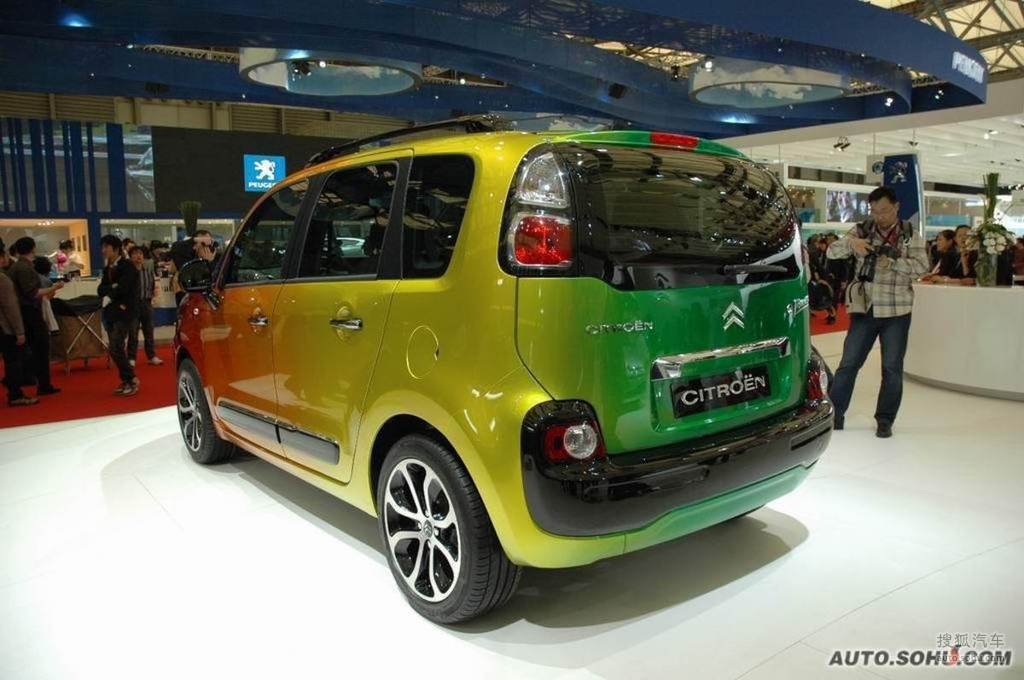 雪铁龙c3毕加索09上海车展实拍