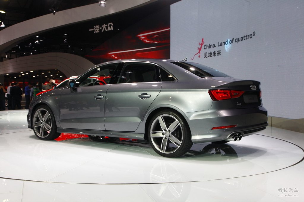 奥迪全新a3三厢版广州车展实拍