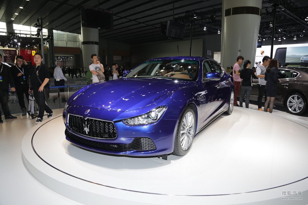 玛莎拉蒂ghibli广州车展实拍