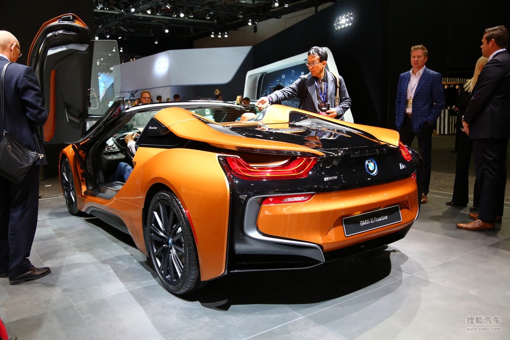 宝马i8roadster北美车展实拍