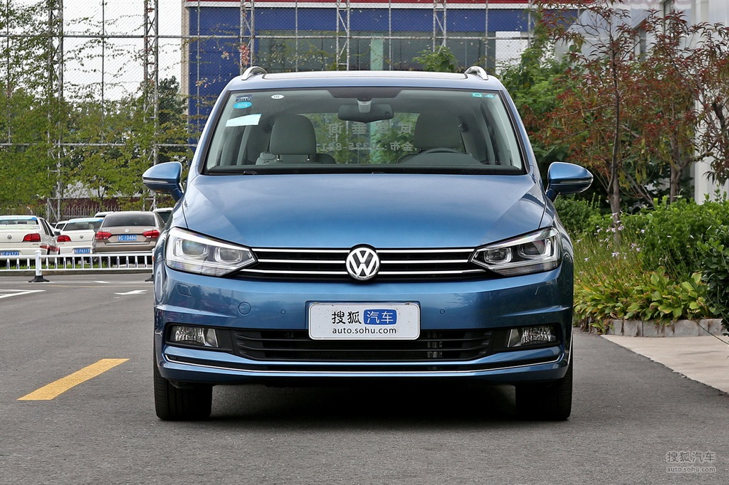 【 大众途安高清图片】_2018款 l 280tsi 拓界豪华版 6座_摩登蓝_外观