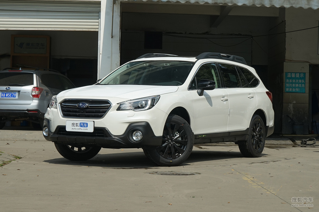 【 斯巴鲁傲虎高清图片】_水晶珠光白_外观_搜狐汽车网