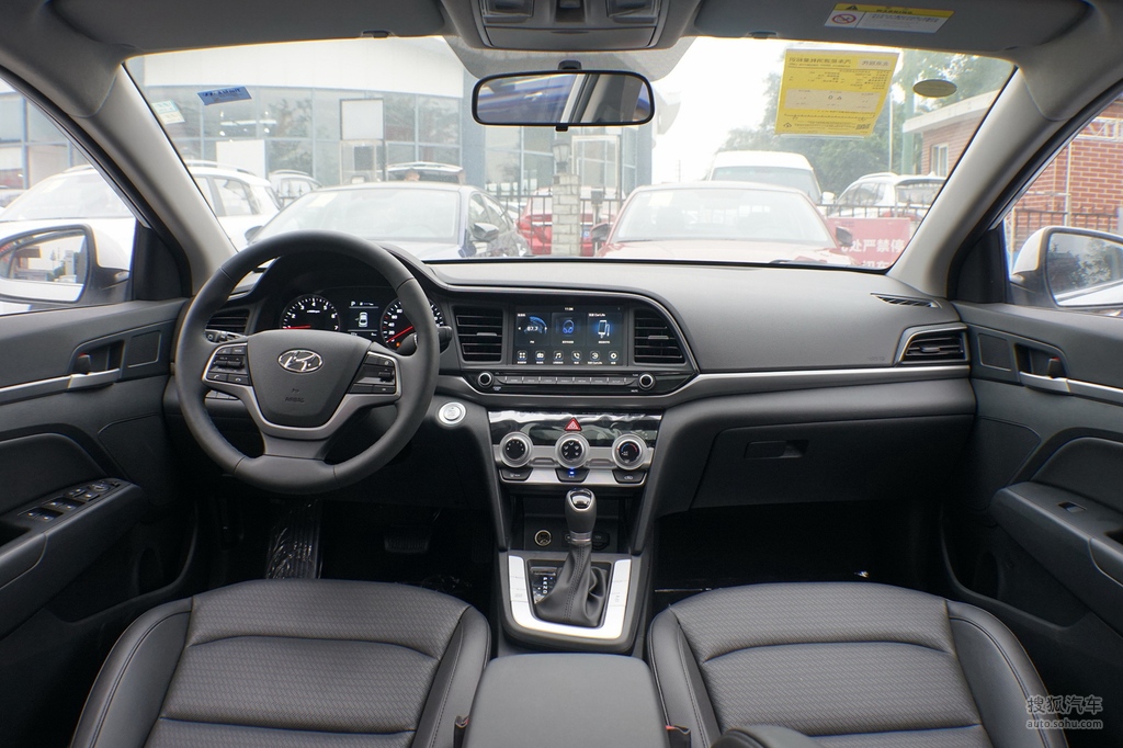 【 现代领动高清图片】_黑色_内饰_搜狐汽车网