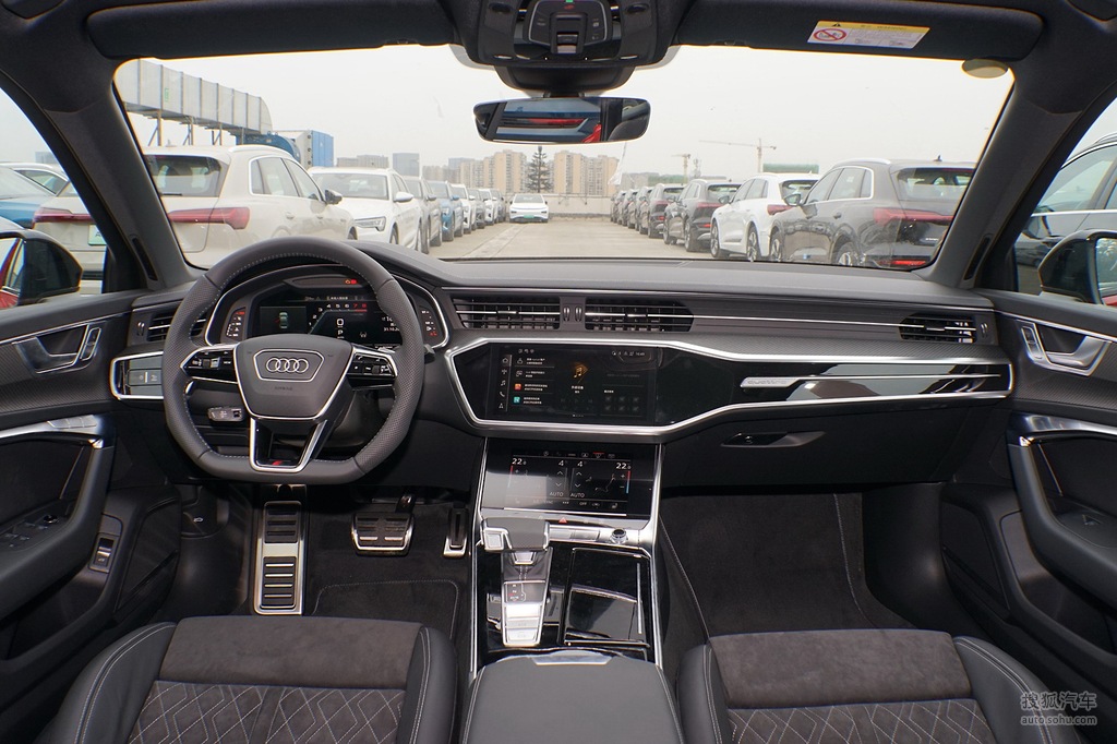 【 奥迪s6高清图片】_2020款 s6 2.9t_黑色_内饰_搜狐汽车网