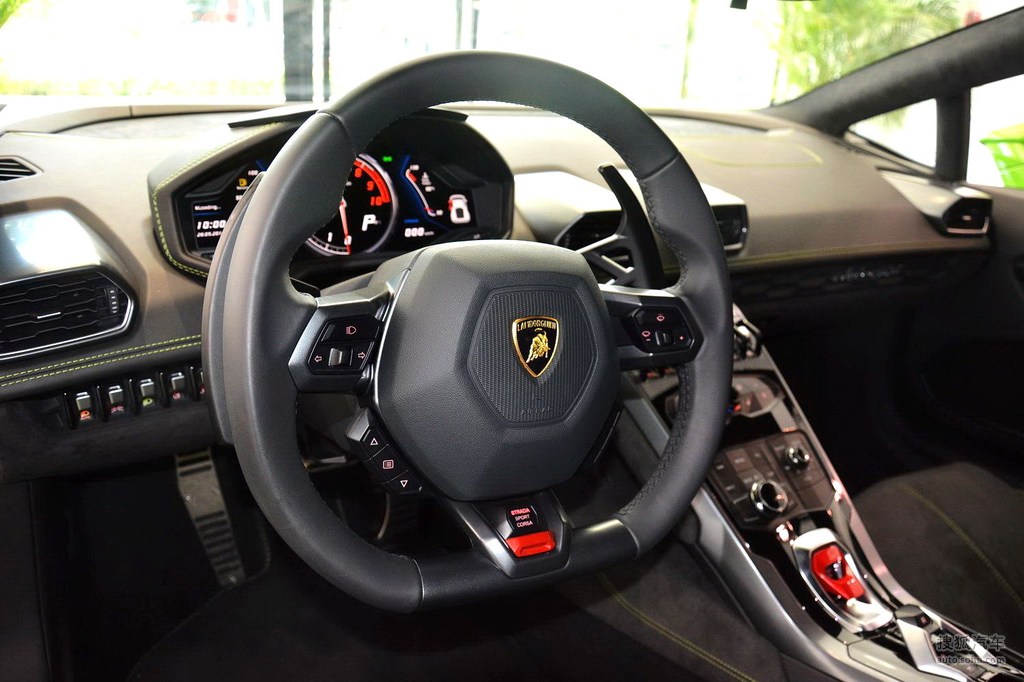 【 兰博基尼huracan高清图片】_2014款 lp610-4_黑色_内饰_搜狐汽车网