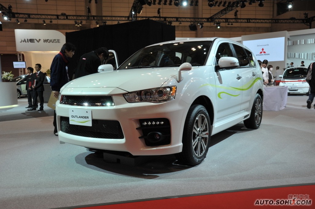 2010款三菱日版欧蓝德ex东京车展实拍