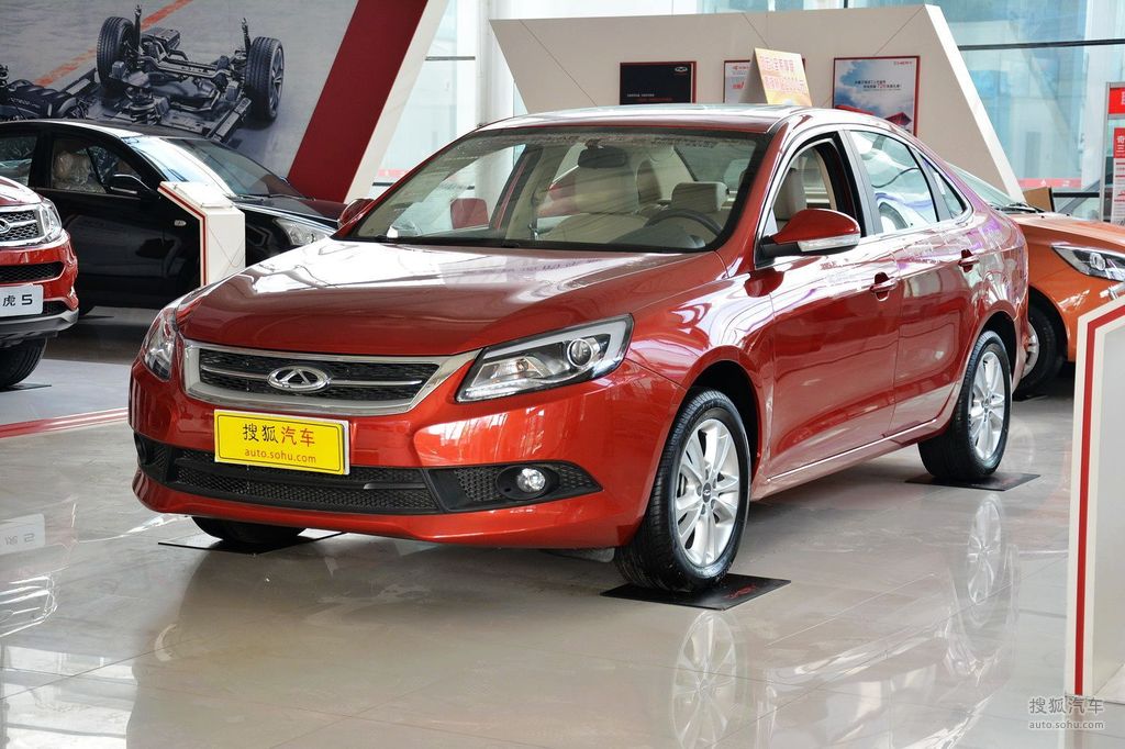 【 奇瑞艾瑞泽7高清图片】_烈焰红_外观_搜狐汽车网