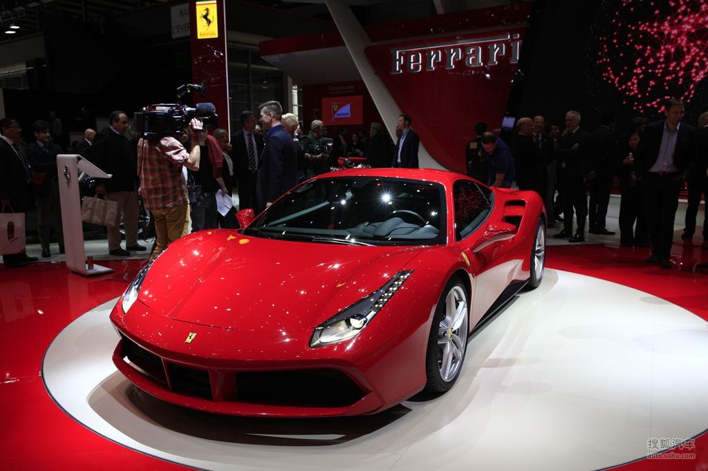 法拉利488gtb日内瓦车展实拍
