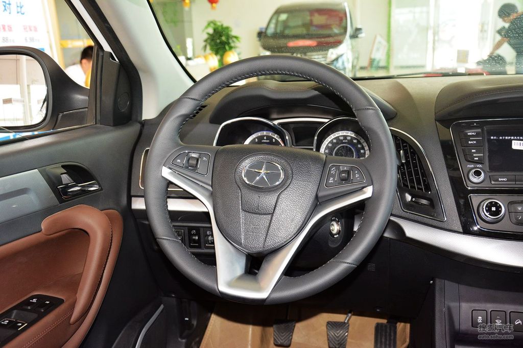 【 江淮第二代瑞风s5高清图片】_黑色/橙色_内饰_搜狐汽车网