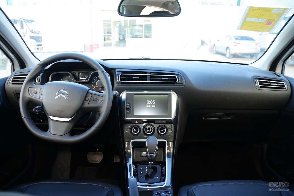 【 雪铁龙c4世嘉高清图片】_黑色_内饰_搜狐汽车网