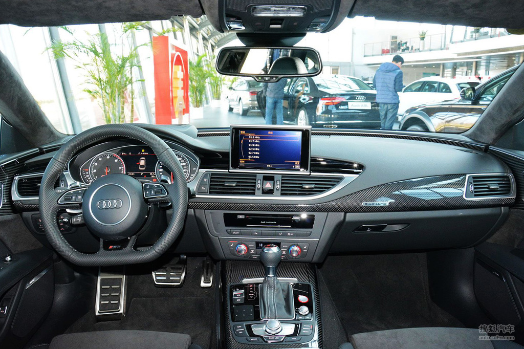 【 奥迪rs7 sportback高清图片】_黑色/岩石灰_内饰_搜狐汽车网