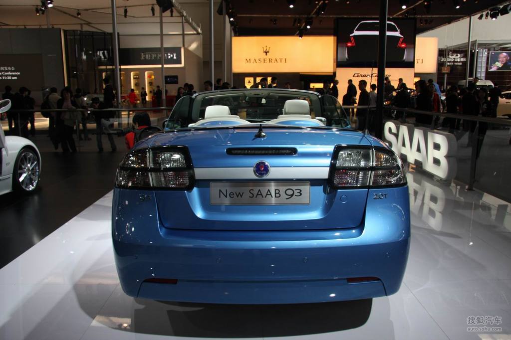 萨博9-3敞篷车展实拍