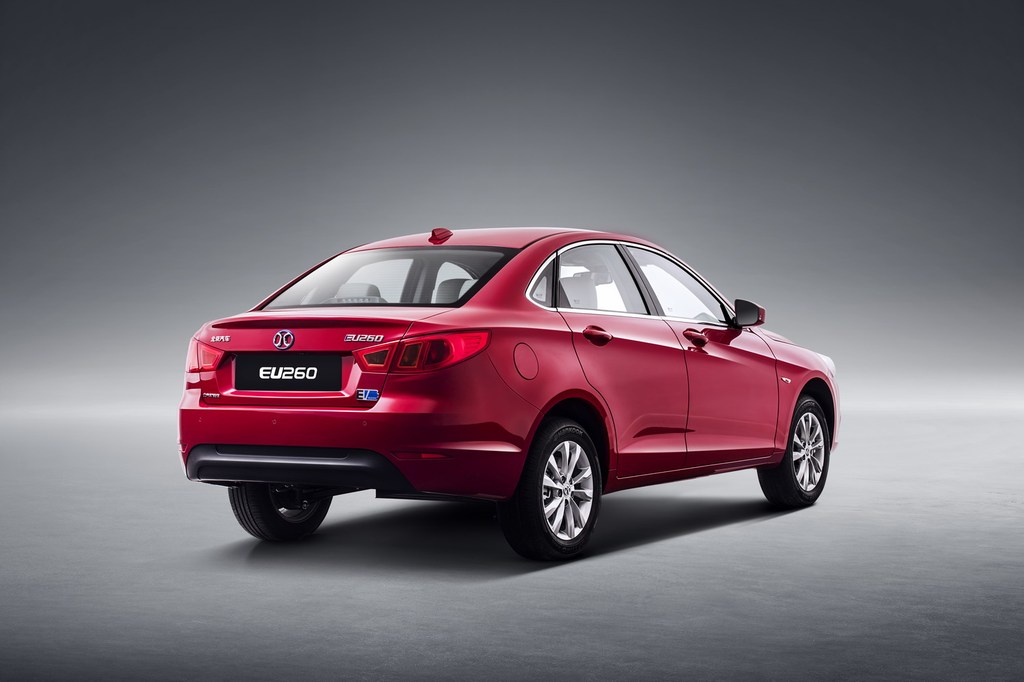 【 北汽新能源eu系列高清图片】_2016款 eu260乐享版_熔岩红_官方