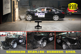 2010款丰田锐志2.5V风度菁英版碰撞试验图解