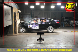 2010款丰田锐志2.5V风度菁英版碰撞试验图解