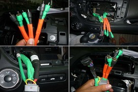 本田飞度简改马来西亚AUXDIO（魔音）