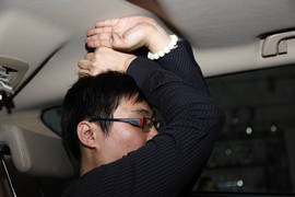 2011广州车展全球鹰GX7内饰独家实拍
