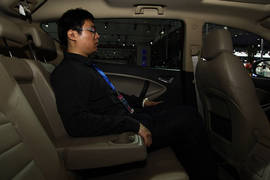 2011广州车展全球鹰GX7内饰独家实拍