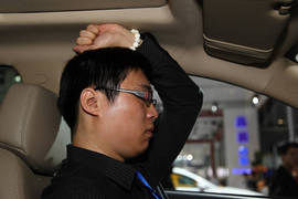 2011广州车展全球鹰GX7内饰独家实拍