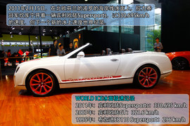 宾利欧陆超级跑车ISR敞篷版