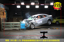 2011款江淮和悦1.5L手动运动尊贵型碰撞图解