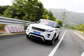 2012款路虎揽胜极光试驾实拍