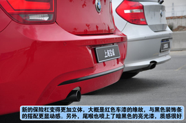 搜狐汽车上海站新老款宝马1系对比实拍