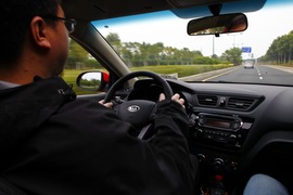 2012款起亚K2两厢深圳试驾实拍