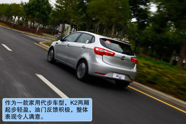 2012款起亚K2两厢深圳试驾实拍