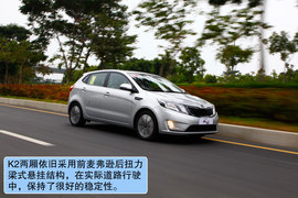 2012款起亚K2两厢深圳试驾实拍