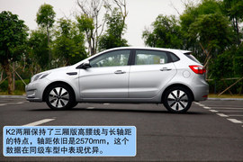 2012款起亚K2两厢深圳试驾实拍