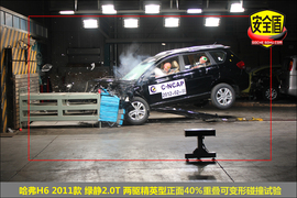 2011款长城哈弗H6绿静2.0T柴油精英型碰撞试验图解