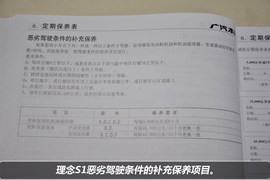 【保养】理念S1保养费用调查小保需267元