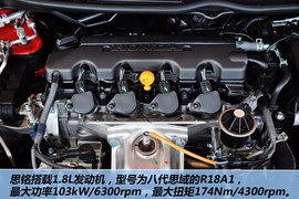 2012款东风本田思铭1.8L自动型到店实拍