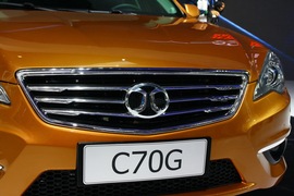 北京汽车C70G北京车展实拍