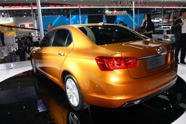 北京汽车C70G北京车展实拍