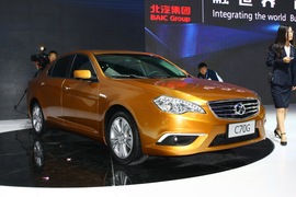 北京汽车C70G北京车展实拍