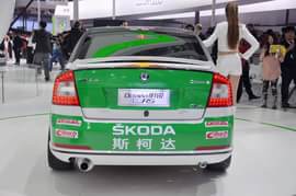 斯柯达明锐RS赛车北京车展实拍