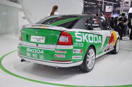 斯柯达明锐RS赛车北京车展实拍