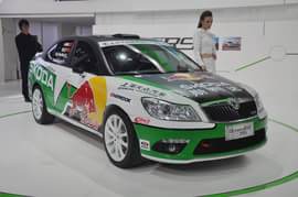 斯柯达明锐RS赛车北京车展实拍