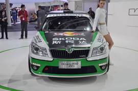 斯柯达明锐RS赛车北京车展实拍