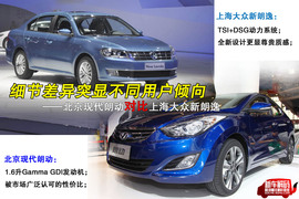 上海大众全新朗逸北京车展实拍