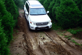 试新兰德酷路泽4.6L