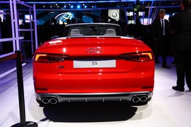 奥迪S5敞篷上海车展实拍