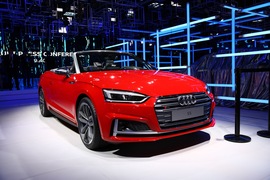 奥迪S5敞篷上海车展实拍