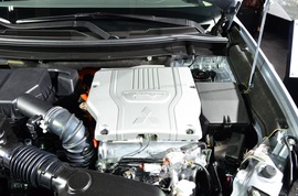 广汽三菱欧蓝德PHEV上海车展实拍