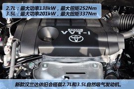 2012款广汽丰田全新汉兰达2.7L豪华版